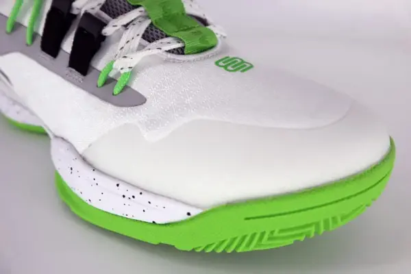 Chaussures de basketball SUSPENDED Low – Blanc / Vert – Image 4